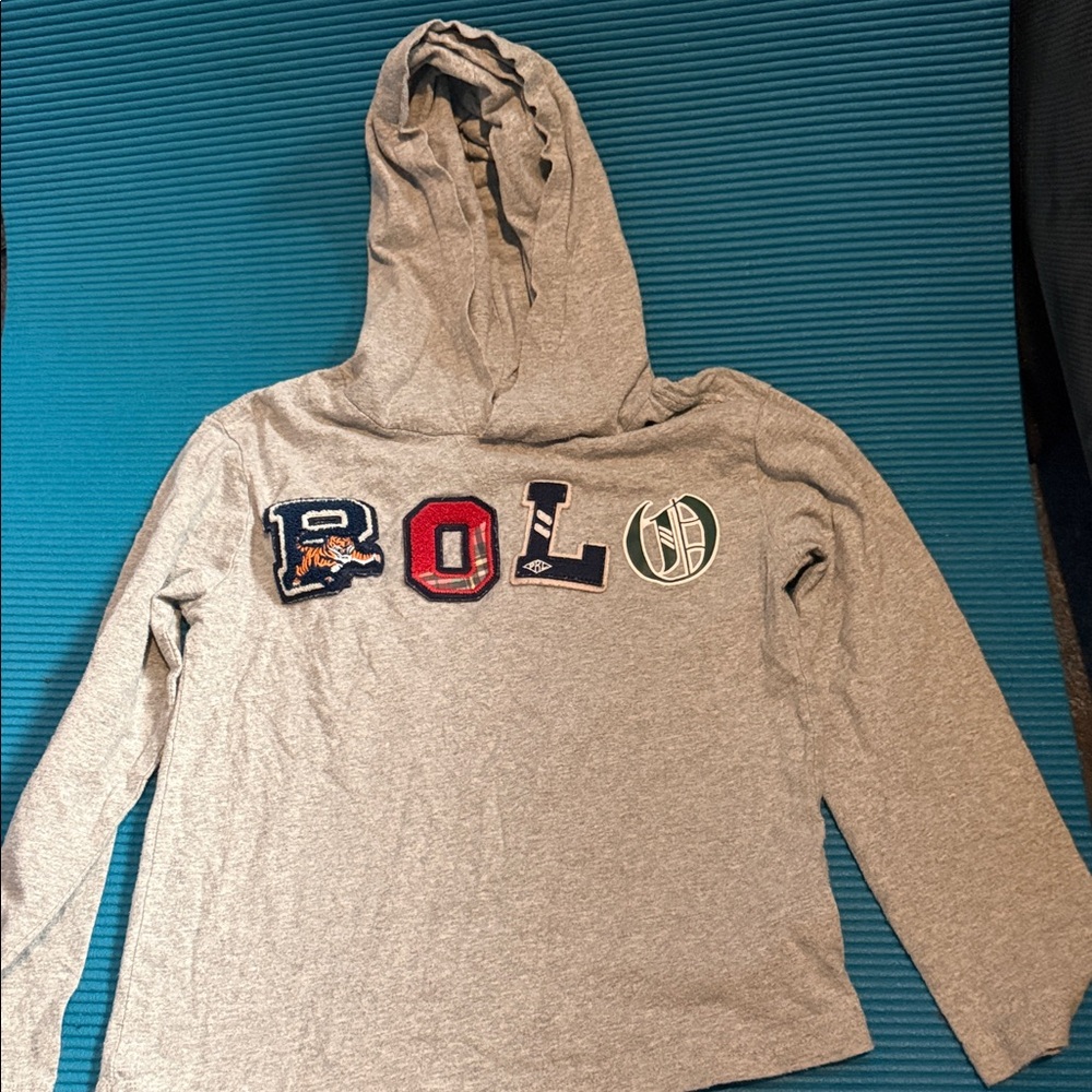 Polo by Ralph Lauren Gray Long Sleeve Hoodie